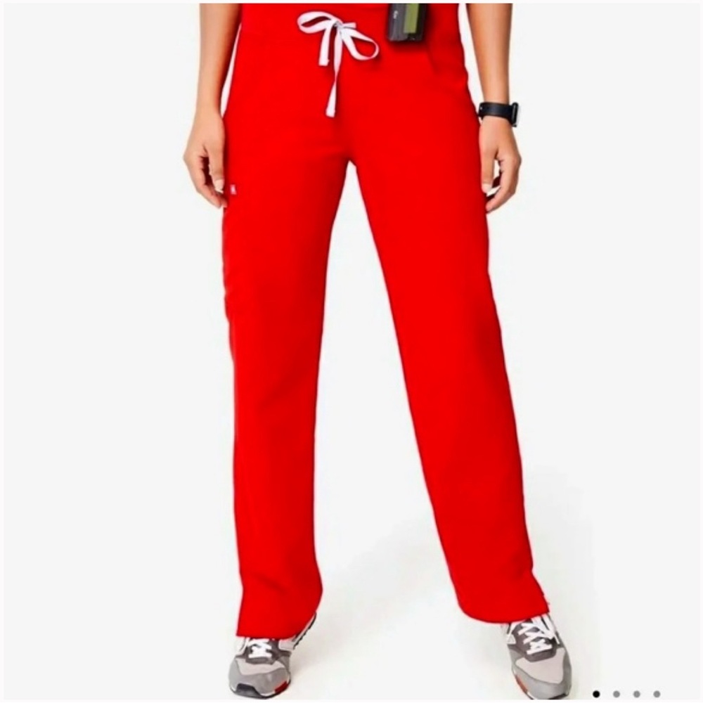 Figs Kade cargo scrub bottoms winning red